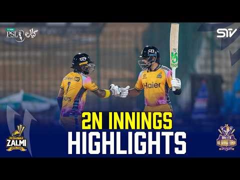 2nd Innings Highlights | Peshawar Zalmi vs Quetta Gladiators | Match 23 | HBL PSL 11 | MZB1J
