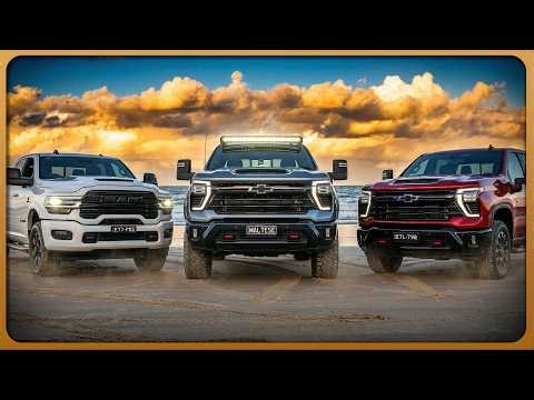 Can Stock American Trucks Handle the Beach? Chevy vs Ram