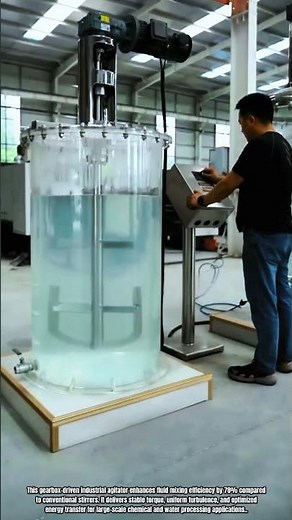 Best Innovation Machine: How to Mix Industrial Liquids with Gearbox Agitator System