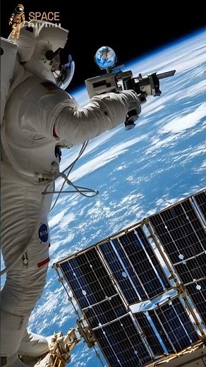 Astronaut Records Footage in Open Space — Unreal View #SpacePOV #Astronaut #OrbitCam