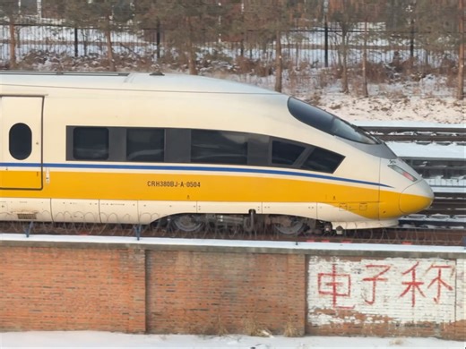 DJ1441/1442CRH380BJ-A-0504限速通过吉林站《开检测保平安》