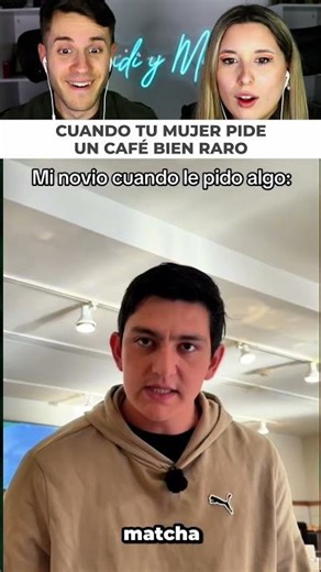 Husband doesn't understand his wife's coffee order and brings her a regular one