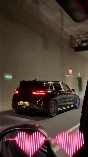 Outstanding #Hyundai #I30N sound in a tunnel