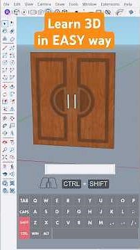 Simple Door in SketchUp | Tutorial