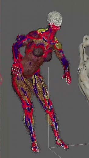 Introduction to Ziva VFX: Volume 2 #ziva #vfx #shorts #maya #softtissuesimulation #python