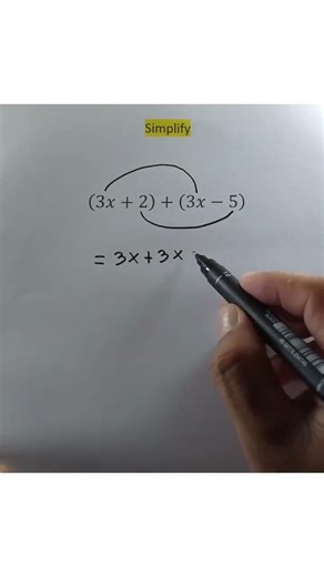 Grade 9 Mth/Simplify Linear Expresion/Step by Step