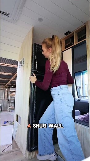 This Fridge Just Upgraded Our Bus Build 🔥🚐