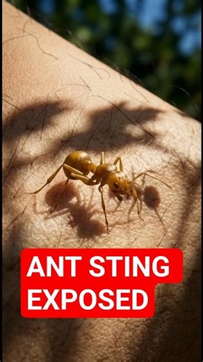 What Actually Happens When an Ant Stings You 🐜