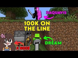 100k Minecraft Manhunt Dream VS Daquavis - My Reaction