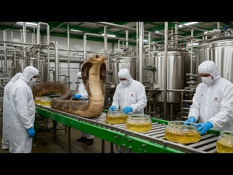 How Snake Leather Is REALLY Made! Inside the Modern Factory (Step-by-Step)