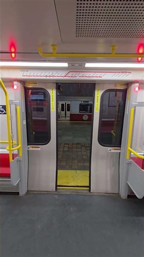 MBTA Red Line Subway CRRC Doors Closing