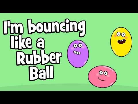 I'm bouncing like a Rubber Ball | Fun Movement Song for Kids | Hooray Kids Songs & Nursery Rhymes