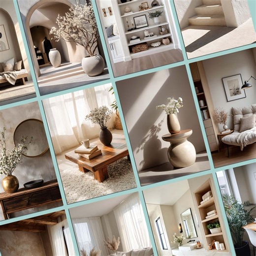 Modern Minimalist Interior Stock Images, Home Decor & Furniture Images - Etsy