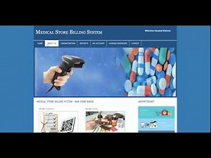 Barcode Based Medicine Store | PHP and MySQL Project Source Code | PHP MySQL CRUD Project
