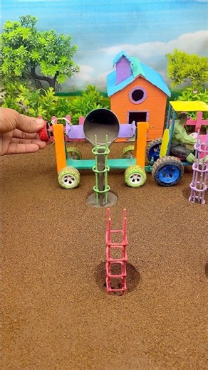 🏗️ Mini Construction Machine Building a Small House
