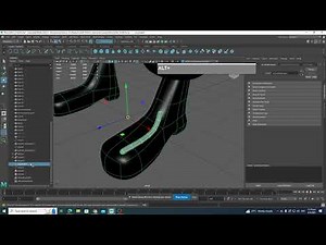 Using Deform Curve Warp to create laces in Maya