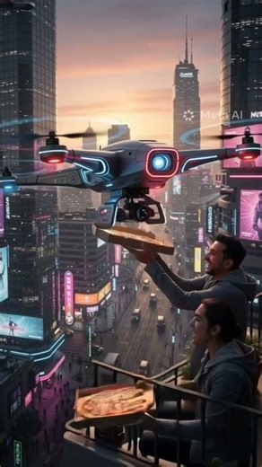 AI Robot Delivered My Pizza! 🤖🍕