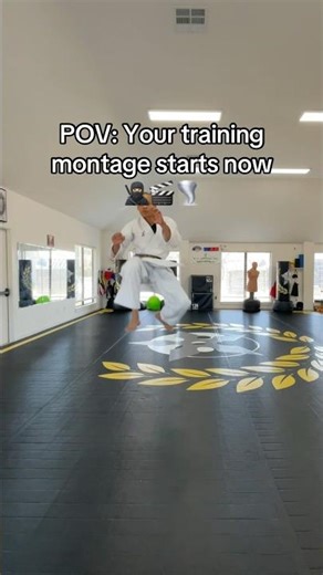 🏋🏽‍♂️Training with Sensei via zoom💪🏽#karate #martialarts #kata #ninja ##creatorsearchinsights