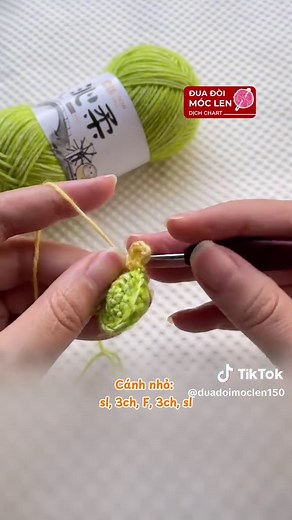 Dịch chart hướng dẫn móc hoa bằng len Cúc Tần 🎀❤️🌼 #lencuctan #moclen #moclenhoa #moclenhandmade