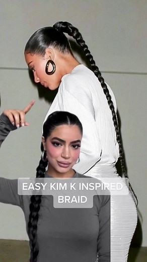 Fame Braids: Easy Kim K Inspired Braid Tutorial
