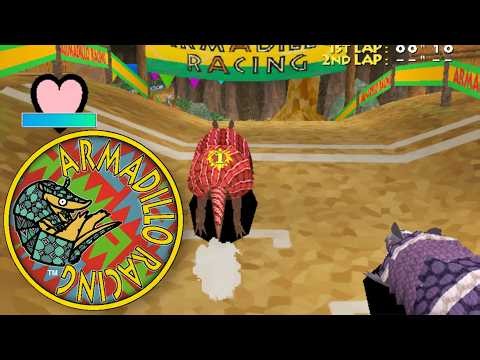 Armadillo Racing | Obscure Trackball Arcade Racing Game