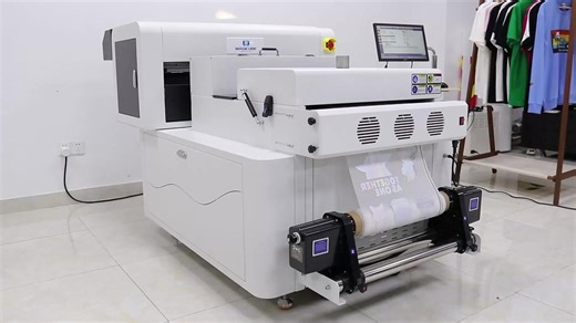 Sinocolor Dtf Printer 60cm 40cm 80cm PET Film Transfer Roll Customize Polo t Shirt T-shirt Hoodies Cap Bag Printing Machine