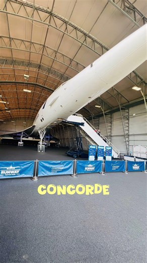 Concorde British Airways. Aviation Viewing Park.