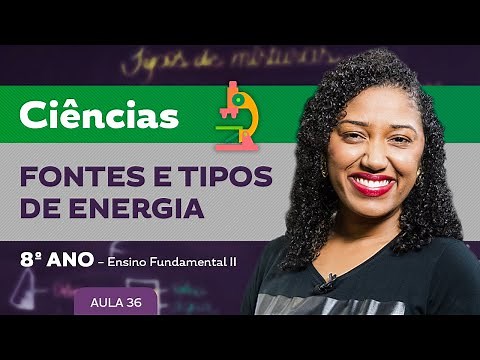 Fontes e tipos de Energia – Ciências – 8º ano – Ensino Fundamental