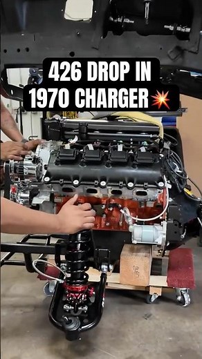 Brand New 426 BPE HEMI Into Classic Charger 💥 INSANE Build! #musclecar #charger