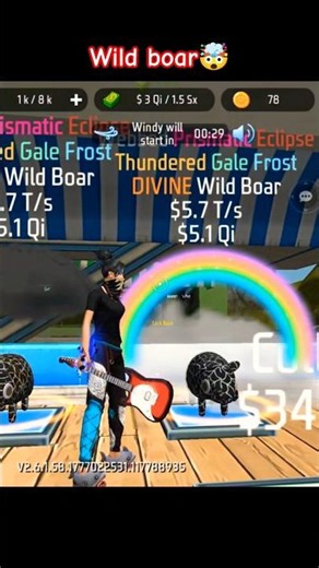 Webbed Wild Boar 🤯🔥 Steal A Pet New Glitch 💯 | #freefire #craftland #shorts