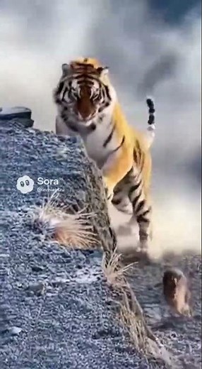 Tiger’s Full-Speed Cliffside Chase — Extreme One-Take Hunt