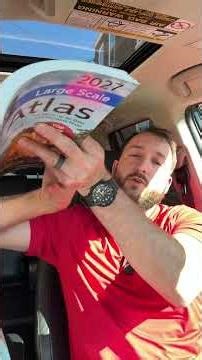 Why do they still make road atlases...?! #atlas #roadtrip #roadmap #maps #emergencypreparedness