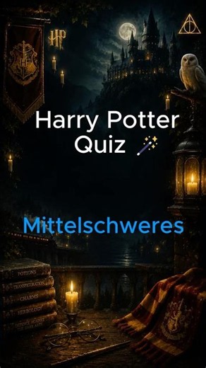 ⚡ Mittelschweres Harry Potter Quiz – Schaffst du 4/4? #shorts