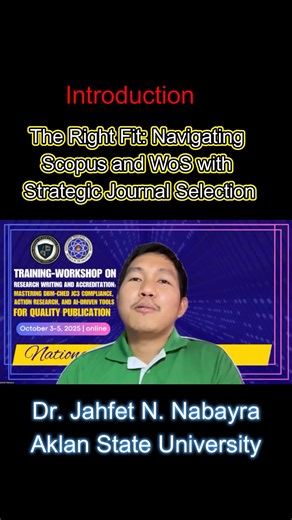 Get ready to be inspired by our promising resource speaker on Research Publication! While we wait for his full presentation, take a glimpse of what’s in store—insightful strategies, practical tips, and expert guidance for publishing in reputable journals.introdiction | Philippine Institute of 21st Century Educators Inc.