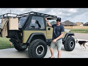 Jeep Wrangler TJ – Custom Overland Roof Rack Build