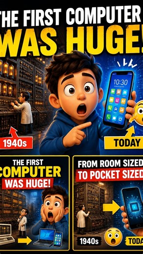 “The First Computer Was HUGE! 🤯”