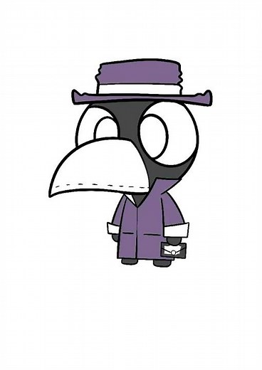 How to Draw SCP-049 Plague Doctor | Easy Halloween Drawing | Cartoon Tutorial