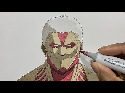 How to Draw Armored Titan Easy - Attack on Titan (Shingeki no Kyojin / 進撃の巨人 )