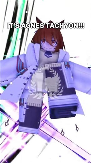 It’s Tachyon! It’s Tachyon! Game: Road To Destiny (in testing) #roblox #umamusume #viral #funny #fyp