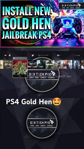 PS4 Gold Hen🤩