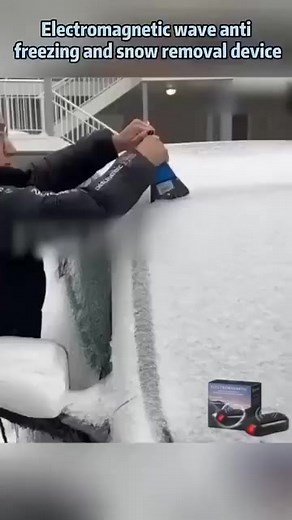 🚗❄️ Say goodbye to icy windshield struggles! This electromagnetic defroster clears frost in just 10 seconds with auto-shutoff feature, giving you instant warmth and clear vision on frozen mornings. No more scraping - just safe, cozy drives! Limited stock available now. #WinterDriving #QuickDefrost #CarEssentials #SafeDriving #SmartTech | Transientm