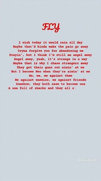 "FLY" Nicki Minaj ft. Rihanna (Lyrics)