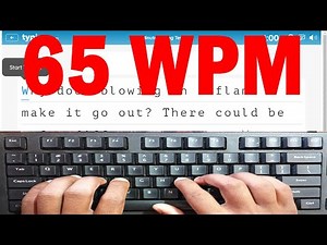 65 WPM Typing Speed With 100% Accuracy | English Typing Speed Test In Computer #raushantypingmaster