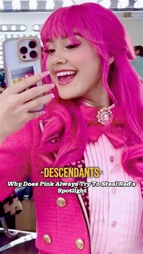 Why Does Pink Always Try To Steal Red’s Spotlight? #descendants #disney #musical