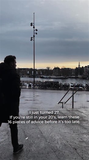 Tom joris Vorselen - the study coach 🇳🇱/🇬🇧 on Instagram: "After finishing a Bachelors, a Masters, living in 3 different countries, working in consultancy, and having my own business, here’s advice I wish I had before it’s too late. Kill the illusion of “someday.” “Someday I’ll start.” “Someday I’ll try.” Someday never comes start messy, start now. If procrastination is your biggest challenge, DM me ‘’HELP’’ (only if you’re serious about fixing it) Stay close to your people. Call your parents