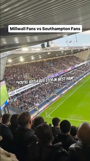 “Millwall vs Southampton Fans CLASH! Savage Banter & Loud Taunts Erupt Inside the Stadium!”