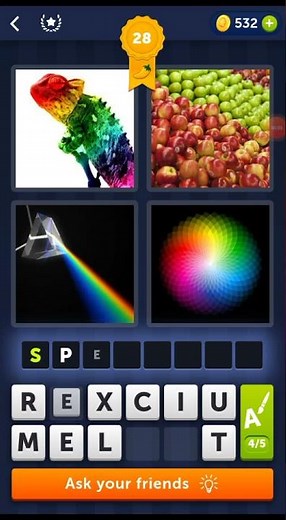 [ANSWER] 4 Pics 1 Word Level 28