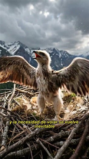 From eaglet chick to queen of the sky 🦅