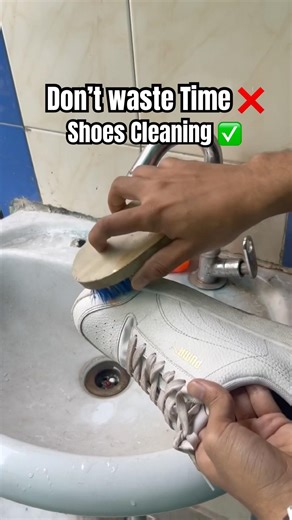 White Shoes? No Water Needed! 💯 Shoes Clean in Seconds 🔥 Shoe Cleaner Cream Review Dirty