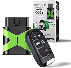 BestKeys DIY intrscution Included, Keyless Entry Remote Key Fobs for 2013 2014 2015 2016 2017 Dodge Ram 1500 2500 3500 GQ4-54T (Do-it-Yourself Instruction Included Bundles for 5 Buttons)